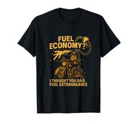 Fuel Extravagance Biker Motorcycle Humor Graphic T-Shirt