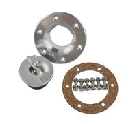 Fuel Filler Cap Aluminum Billet Fuel Cell/Surge Tank Cap Flush Mount 6 Bolt Surface Oxidation Opening ID 35.5mm ATGCBCAUF
