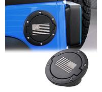 Fuel Filler Door Gas Tank Cap Cover, Gas Cap Cover American Flag Fuel Filler Tank Door, Heavy Duty Gas Cap Cover, Car Tank Cap Exterior Accessories for Jeep 2007-2017 Wrangler JK