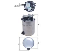 Fuel Filte KNECHT KL 1027 for RENAULT KOLEOS II (HC_) 2 2016-