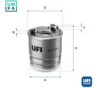 FUEL FILTER 24.111.00 FOR MERCEDES-BENZ OM651.925/924/911 2.1L 4cyl E-CLASS 3.0L