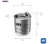 FUEL FILTER 24.111.00 FOR MERCEDES-BENZ OM651.925/924/911 2.1L 4cyl E-CLASS 3.0L