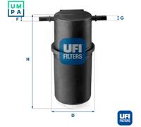 FUEL FILTER 24.144.00 FOR VW CRAFTER/30-50/Platform/Chassis/Van/30-35/Bus 2.0L