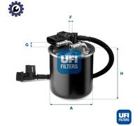 FUEL FILTER 24.149.00 FOR MERCEDES-BENZ OM 651.913 2.1L 4cyl C-CLASS
