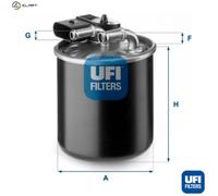 UFI 24.150.00 Fuel filter