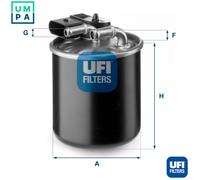 New Fuel filter for MERCEDES-BENZ:470,W447,X-CLASS,VITO Van,METRIS Van