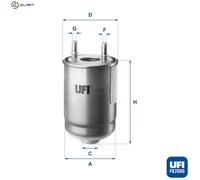 FUEL FILTER 24.187.00 FOR RENAULT GRAN/TOUR/III/Grandtour MEGANE/Combi/Van 1.5L
