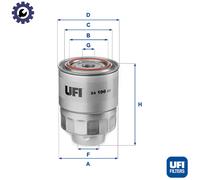 Fuel filter Filter Insert 24.196.00 UFI for HONDA ACCORD VII FR-V CR-V Mk II