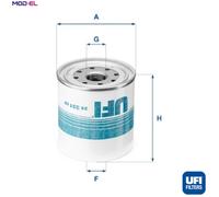 UFI 25.145.00 Oil filter