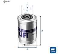 UFI 24.401.00 Fuel Filter