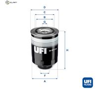 FUEL FILTER 24.411.00 FOR MITSUBISHI L200/TRITON/STORM STRADA HUNTER MAZDA