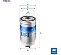 FUEL FILTER 24.414.00 FOR SKODA VW AUDI A4/S4 A6/S6 AVB/AVF/AWX 1.9L 4cyl 1.9L