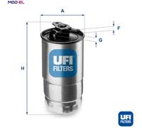 FUEL FILTER 24.427.00 FOR LAND ROVER RANGE/III/SUV/Mk ALPINA BMW 3/5/E9/E46/X5