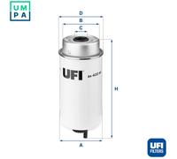 FUEL FILTER 24.432.00 FOR LTI FORD TRANSIT/Platform/Chassis/Bus/Van/TOURNEO 2.4L