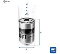 UFI 24.441.00 Fuel Filter