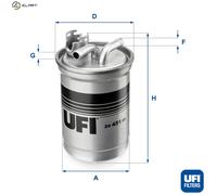 FUEL FILTER 24.451.00 FOR AUDI A4/S4 A6/S6 BVF/BVA/BVG/BRF/BNA/BRD/BRE 2.0L A4