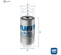UFI 24.H2O.01 Fuel filter
