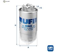 UFI Filters 24.ONE.02 Diesel Filter