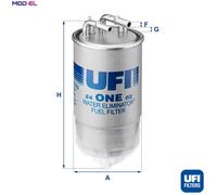 Fuel filter Filter Insert 24.ONE.02 UFI for OPEL CORSA D Hatchback Van CORSA D