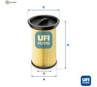 FUEL FILTER 26.005.00 FOR BMW M47D20 2.0L 4cyl 3 E46