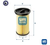 FUEL FILTER 26.005.00 FOR BMW M47D20 2.0L 4cyl 3 E46