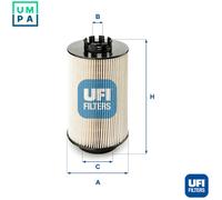 UFI 26.011.00 Fuel filter