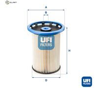 FUEL FILTER 26.025.00 FOR PORSCHE M 05.9E/MCN.RB 3.0L 6cyl CAYENNE SUV