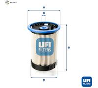 Ufi 26.065.00 Fuel filter