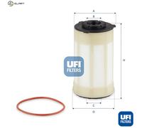 UFI 26.H2O.07 Fuel filter