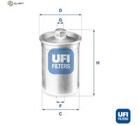 UFI 53.098.00 Pollen filter