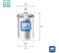 UFI 53.098.00 Pollen filter