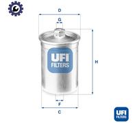 FUEL FILTER 31.506.00 FOR VW GOLF/Cabriolet CADDY ALFA ROMEO DAIMLER PB 1.8L 164