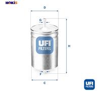 Fuel filter Filter Insert 31.583.00 UFI for MERCEDES-BENZ SSANGYONG VW DAEWOO