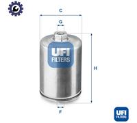 UFI 31.748.00 Fuel Filter