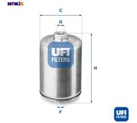 FUEL FILTER 31.748.00 FOR ALFA ROMEO VW PASSAT/B5.5 FERRARI 456/GT/GTA 5__ 2.0L