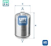UFI 53.186.00 Pollen filter