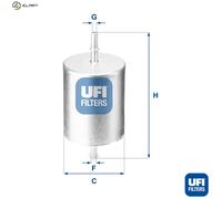 UFI 31.817.00 Fuel Filter