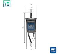 FUEL FILTER 31.828.00 FOR KIA RIO/II/Hatchback A5D 1.5L G4EE 1.4L A3E 1.3L 4cyl