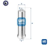 FUEL FILTER 31.851.00 FOR MINI BMW 6/7/E5/E7/X/F1/F8/Gran/F0/E71/E72/E1/E0/E4