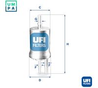 UFI 53.243.00 Pollen filter