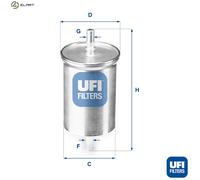 UFI Filters, Fuel Filter 31.923.00