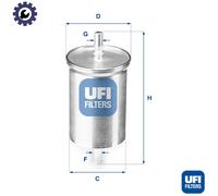 UFI Filters, Fuel Filter 31.923.00 | Suitable for Cars, Applicable to Various Models of Smart