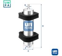 FUEL FILTER 31.950.00 FOR AUDI PORSCHE CGLC/CNHA/CJCD/CSUA/CMGB/CAHB/CGLA 2.0L