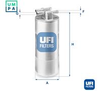 UFI 31.953.00 Fuel Filter