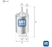 UFI 54.100.00 Pollen filter