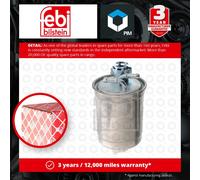 Fuel Filter Fits Volkswagen Caddy Polo Seat Cordoba Ibiza Inca 6K Febi 32909