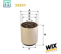 FUEL FILTER 33231 FOR SCANIA 4/-/series/bus P,G,R,T IRIZAR/CENTURY/PB BOVA