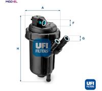 Fuel filter Filter Insert 55.116.00 UFI for OPEL SUZUKI