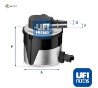 FUEL FILTER 55.170.00 FOR MAZDA FORD FIESTA/VI/Van FOCUS/II/Turnier/C-MAX 1.6L