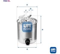 FUEL FILTER 55.392.00 FOR SUZUKI JIMNY/Closed/Off-Road/Vehicle/SIERRA/Hardtop